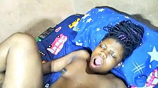 Ogpussy treats boyfriend with creamy ebony pussy