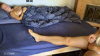 Hot Blonde Milf Sees Roommate Jerking Big Cock In Dorm