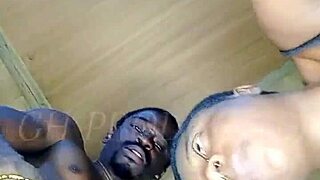 Beautiful African teen sucks my BBC so sloppy 😍 ends with huge cum on her face