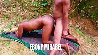 african pornstar gets crazy roadside fuck with hairy tits