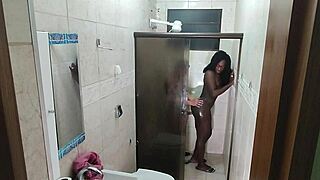 Hidden Camera Catches Latina Creampie