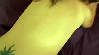 Watch this amateur pov creampie interracial sex