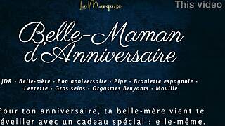 belle-maman celebrates anniversary with step-son in french audio scene