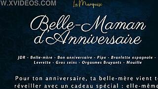 belle-maman celebrates anniversary with step-son in french audio scene