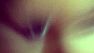 Stacy's Christmas sex contrasts rough rimming with romantic milk swallowing