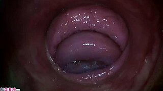 Camera deep inside paula shys vagina