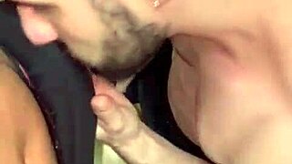 Who wants to suck this huge Brazilian bodybuilder's cock in a slave interview?