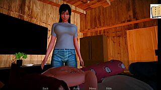 Curvy Cute Girl Shows Big Tits In 3D Stepfamily Outfit