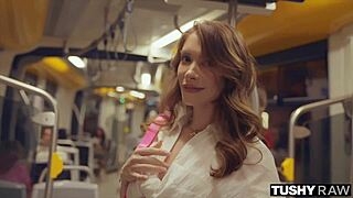 Curvy Hottie Sata Jones Gets Round Ass Filled In First Tushy Raw Scene!