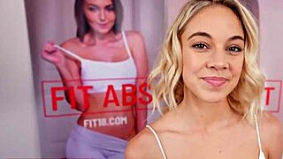 Kelsey Kane Does Yoga Then Gets Cum In Mouth From Tight Pussy Fucking In POV Interview