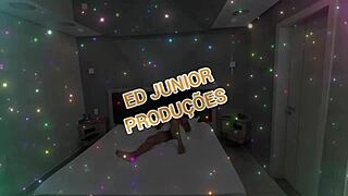 Husband Brings Slut to Ride Huge Black Cock in Sheer Red Creampie POV