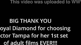 Behind the scenes with teen 18+ Royal Diamond for cash