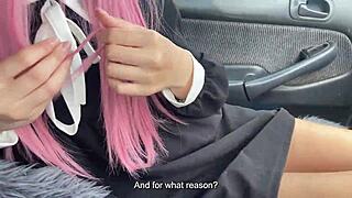 Horny Student Girl Bangs New Physical Education Teacher Hard