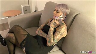 German Milf Cat Cox Takes Two Huge BBCs