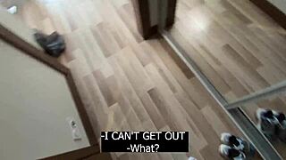 Dumb Stepsister Stuck in Suitcase Needs Help