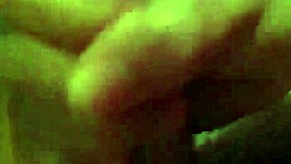 The guy is cumming after intense action