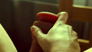 Intense window pussy play dirty talk