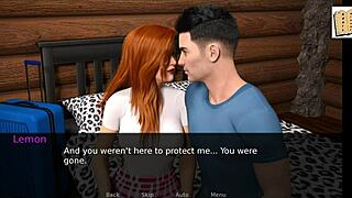 3D visual novel with a curvy and cute girl in a daring outfit