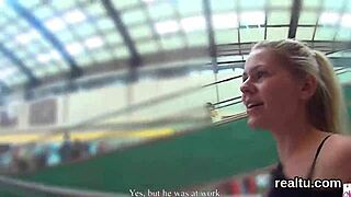 Adorable Czech girl teased, clothes ripped, pov ride?