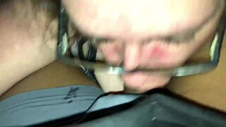 Husband Films Young 18+ Black Bull Cumming in Wife's Mouth