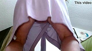 Alaina Taylor meets her stepsister-in-law Jesse Pony for scissoring and kissing.