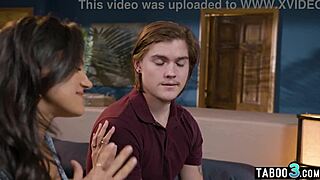 milf stepmom penny barber guides stepson and teen gf