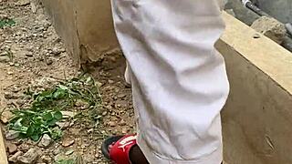 He said, 'I'm gonna fuck you outdoors, you wet whore, bent over hard.'