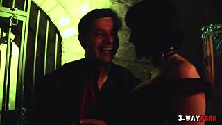 Stacey Saran And Sofia Valentine In Intense Anal Threesome