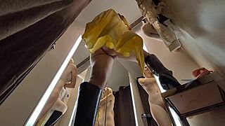 Hidden Cam Captures Naked Young 18+ Girl Changing