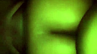 Big booty ebony sucks and rides fat black cock