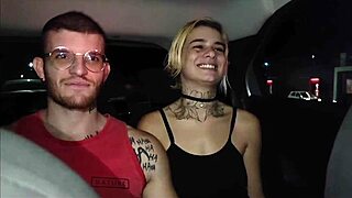 Couple Having Sex In Uber
