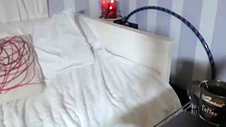 maxine x in red lingerie gets horny licking wet pussy