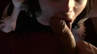 Cum Running Down My Face After Hardcore Blowjob