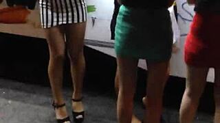 is that candid asian slut in tight skirt outdoors