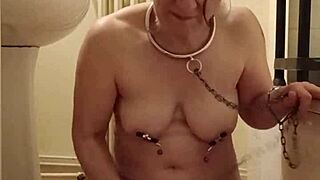 the slave f is training with dildos on 2024 10 08