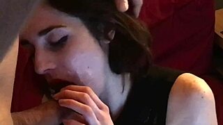 Cum Running Down My Face After Hardcore Blowjob