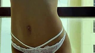 Gorgeous monika fox tries on new sexy lingerie and poses seductively for the camera