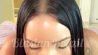 Novinha Estagiária Japonesa Experimentando Lingerie e Sentou no Pau Sem Camisinha - Sextape POV - Lina Nakamura - John Coffee