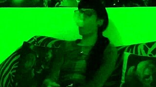 sexy goth mistress smokes a cigarette