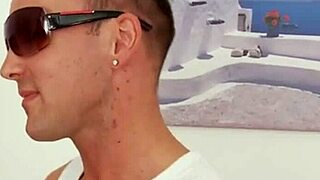 Femdoms dildo fucking submissive boyfriend in FFM threeway