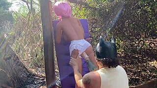 Blonde Ass Fucked Again With Sex Toy