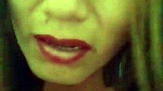 Trans chica moans loud during intense anal play.