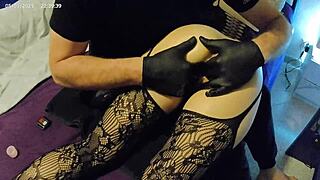 Young Girl Tries Two Dildos DVP