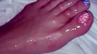 Sucking Wife's Toes During Fucking