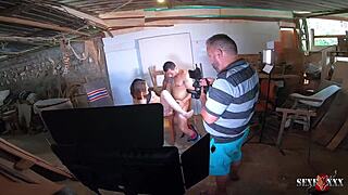 First Orgasm for My Niece Luara Amaral! What a Wild Shoot!