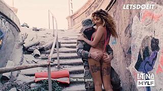 venezuelan slut venus afrodita gets banged outdoors