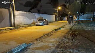 after the party we were invited to spend the night at a stranger's house