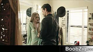 Gorgeous model strips and fucks photographer post-shoot. What happens next?