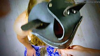 teen babe sucks neighbor's big cock