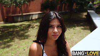 why does this hot colombian teen Mia Wright crave modeling with Max Cartel?